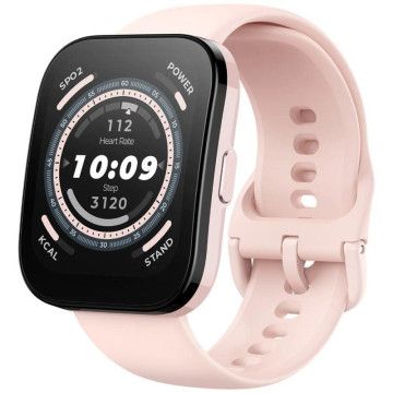 Smartwatch Huami Amazfit Bip 5/ Notificações/ Frequência Cardíaca/ GPS/ Rosa Pastel AMAZFIT - 1