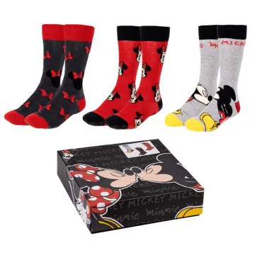 Conjunto de 3 meias adultas Minnie Disney CERDÁ - 1