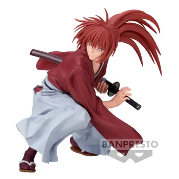 Figura Kenshin Himura Vibração Estrelas Rurouni Kenshin 12cm BANPRESTO - 1