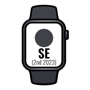 Apple Watch SE 2 Gen 2023/ GPS/ Celular/ 40 mm/ Caixa de alumínio Midnight/ Pulseira esportiva Midnight M/L Apple - 1