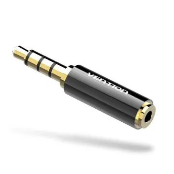 Adaptador Vention BFBB0 Jack/ Jack 3.5 Macho - Jack 2.5 Fêmea/ Preto VENTION - 1