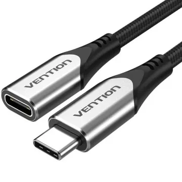 Vention TABHF USB 3.1 Tipo-C Cabo de Extensão/ USB Tipo-C Macho - USB Tipo-C Fêmea/ 1m/ Cinza VENTION - 1