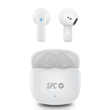 Fones de ouvido Bluetooth SPC Zion 2 Play com estojo de carregamento/ Autonomia 7h/ Short Stick 30mm/ Branco SPC - 1
