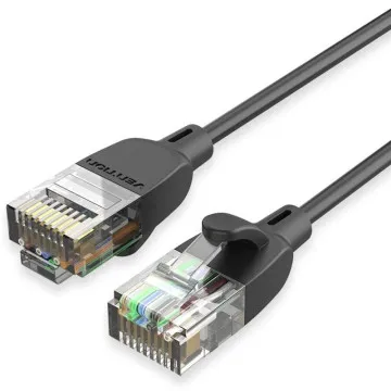 Cabo Rede RJ45 UTP Vention IBIBL Cat.6A/ 10m/ Preto VENTION - 1