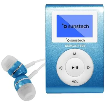 Sunstech Dedalo III MP3 Player/ 8GB/ Rádio FM/ Azul Sunstech - 1