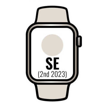 Apple Watch SE 2 Gen 2023/ GPS/ Celular/ 44 mm/ Caixa de alumínio White Star/ Pulseira esportiva White Star M/L Apple - 1