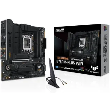 Placa-mãe Asus TUF GAMING B760M-PLUS WIFI/ Soquete 1700/ Micro ATX ASUS - 1