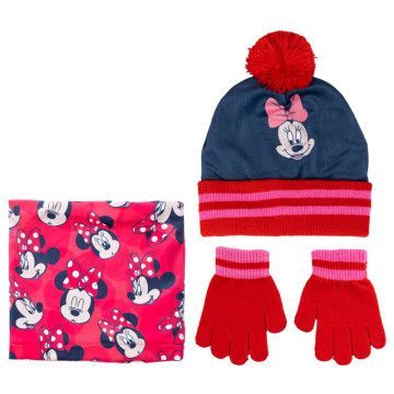 Conjunto de luvas e chapéu aquecedor de pescoço Disney Minnie Minnie CERDÁ - 1