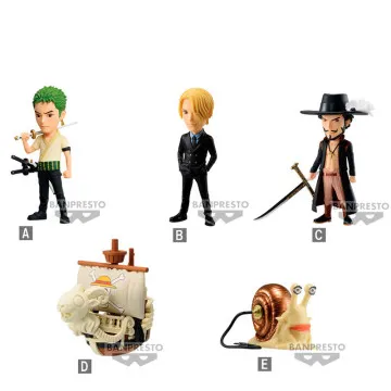 figura colecionável mundial vol.2 Netflix One Piece 7cm BANPRESTO - 1