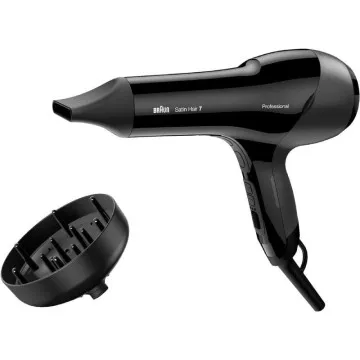 Braun BRHD785E/ 2000W/ Iônico/ Secador de Cabelo Preto BRAUN - 1