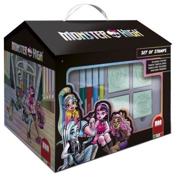 Conjunto de papelaria para casa Monster High 20 unidades  - 1