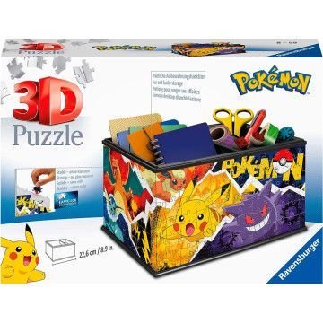 Caixa de armazenamento Pokémon quebra-cabeça 3D 216 unidades RAVENSBURGER - 1