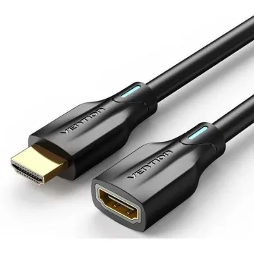 Cabo de extensão HDMI Vention AHBBF 8K/ HDMI Macho - HDMI Fêmea/ 1m/ Preto VENTION - 1