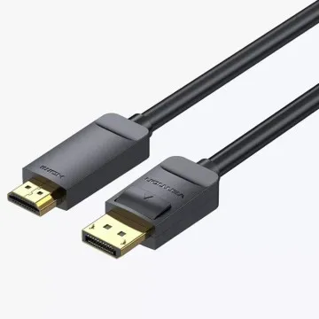 Vention HAGBJ/ DisplayPort Macho - Cabo Conversor HDMI 4K Fêmea/ 5m/ Preto VENTION - 1