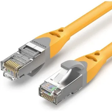 Cabo de Rede RJ45 SFTP Vention IBHYD Cat.6A/ 50cm/ Amarelo VENTION - 1