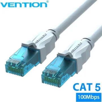 Cabo de Rede RJ45 UTP Vention VAP-A10-S1500 Cat.5e/ 15m/ Azul e Branco VENTION - 1