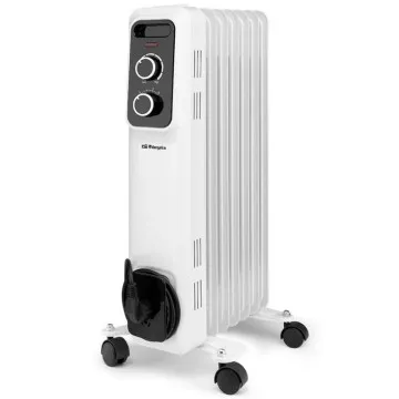 Radiador a óleo Orbegozo RS 1500/ 3 potências/ 1500W/ 7 elementos de aquecimento ORBEGOZO - 1