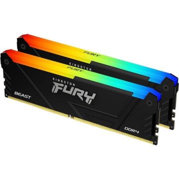 Memória RAM Kingston FURY Beast RGB 2 x 16 GB/ DDR4/ 3200 MHz/ 1,35 V/ CL16/ DIMM KINGSTON - 1