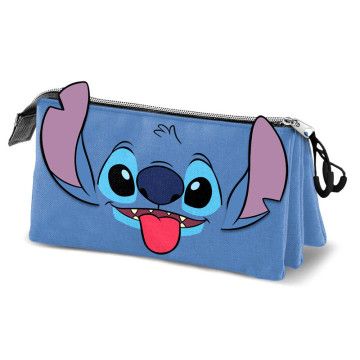 Estojo triplo Tongue Stitch Disney KARACTERMANIA - 1