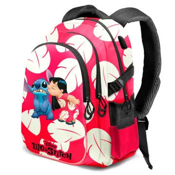 Mochila Kiss Stitch Disney 44cm adaptável KARACTERMANIA - 1