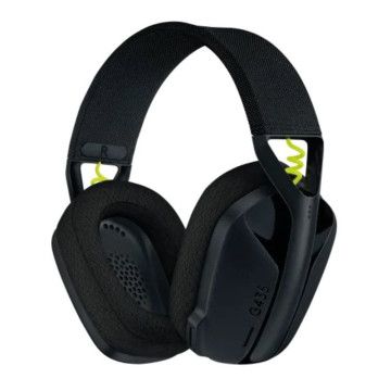 Fones de ouvido para jogos Logitech G435 com microfone / Bluetooth / preto e amarelo fluorescente LOGITECH - 1