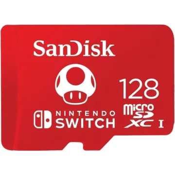 Cartão de memória SanDisk Nintendo Switch 128 GB microSD XC UHS-I/ Classe 10/ 100 MBs Sandisk - 1