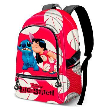 Mochila Kiss Stitch Disney 44cm adaptável KARACTERMANIA - 1