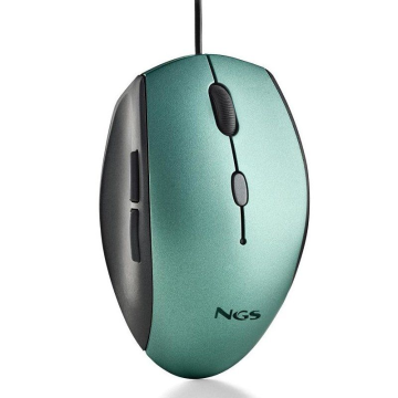 Mouse Ergonômico NGS Moth Ice/ Até 1600 DPI/ Verde Gelo NGS - 1