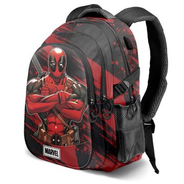 Mochila Plus Bad Deadpool Marvel 44cm KARACTERMANIA - 1