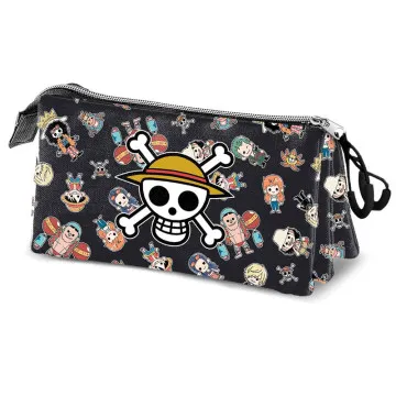 Estojo triplo Skull One Piece KARACTERMANIA - 1