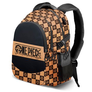 Mochila Plus Xadrez One Piece 44cm KARACTERMANIA - 1