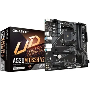 Placa-mãe Gigabyte A520M DS3H V2 soquete AM4/Micro ATX GIGABYTE - 1