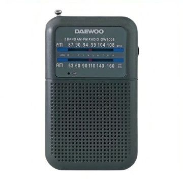 Rádio Portátil Daewoo DW1008/ Cinza DAEWOO - 1