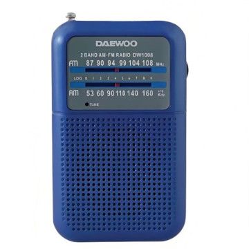 Rádio Portátil Daewoo DW1008 / Azul DAEWOO - 1