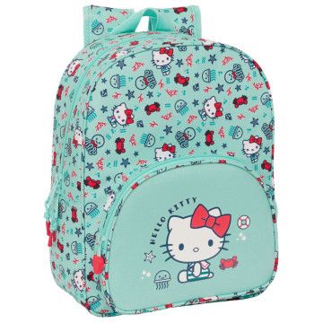 Mochila Sea Lovers Hello Kitty 34cm adaptável SAFTA - 1