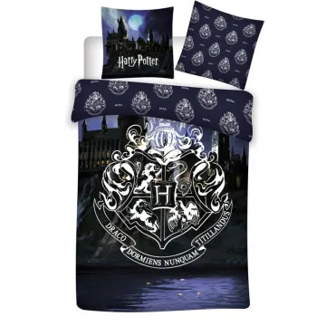 Capa de edredon Hogwarts Harry Potter cama microfibra de 90 cm WARNER BROS. - 1