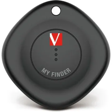 Localizador Verbatim My Finder Bluetooth Tracker MYF-01 compatível com Apple/Inclui chaveiro e bateria/Preto VERBATIM - 1