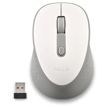 Mouse sem fio NGS Dew White/ até 1600 DPI/ branco NGS - 1