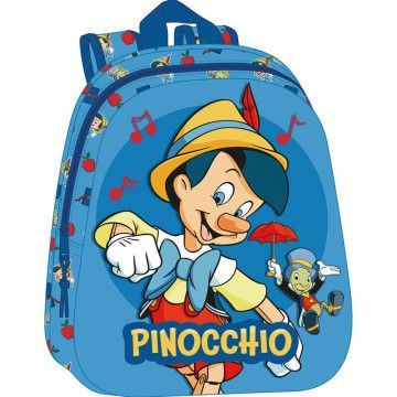 Mochila Disney Pinóquio 3D 33cm SAFTA - 1