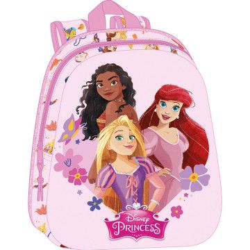 Mochila Princesa Disney 3D 33cm SAFTA - 1