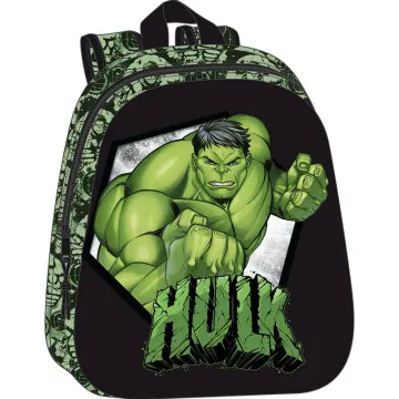 Mochila Hulk Marvel 3D 33cm SAFTA - 1