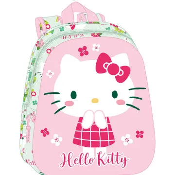 Mochila Hello Kitty 3D 33cm SAFTA - 1