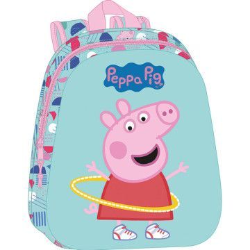 Mochila Peppa Pig 3D 33cm SAFTA - 1