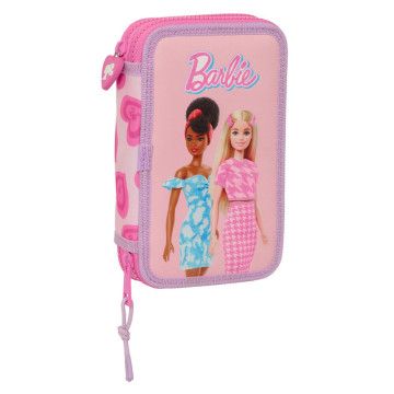 Estojo Love Barbie 28pcs duplo SAFTA - 1