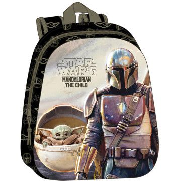 Mochila Mandaloriana Star Wars 3D 33cm SAFTA - 1