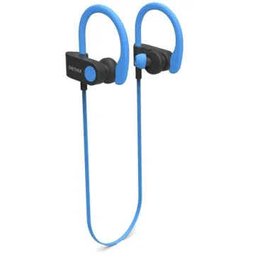 AUSCULTADORES IN-EAR DENVER BTE-110 BLUE BLUETOOTH - BT 4.2 - BATERIA RECARREGÁVEL - MICROUSB - FUNÇÃO MÃOS-LIVRES DENVER - 1