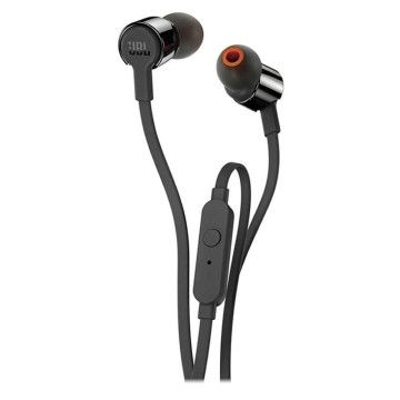 Fones de ouvido intra-auriculares JBL T210/ com microfone/ entrada 3.5/ preto JBL - 1