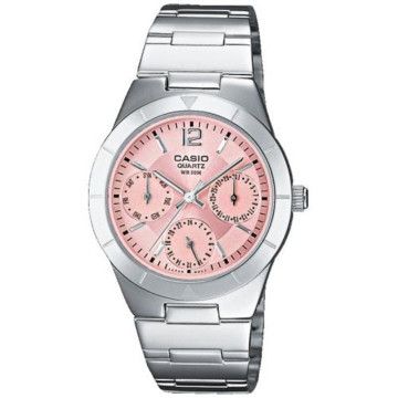 Relógio analógico feminino da coleção Casio LTP-2069D-4AVEG/ 36 mm/ prata CASIO - 1