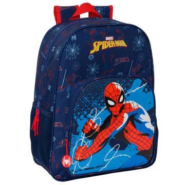 Mochila Neon Spiderman Marvel 42cm adaptável SAFTA - 1