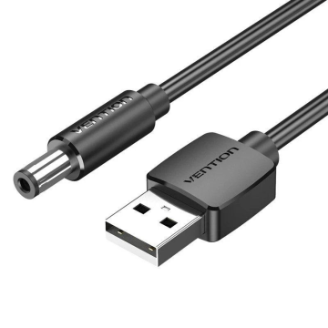 Cabo Conversor USB Vention CEXBG/ USB Macho - DC 3,5mm Macho/ 1,5m/ Preto VENTION - 1